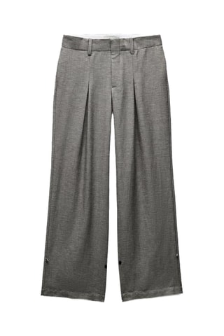 Pantalon en lin - Gris