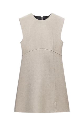 Robe droite - Ecru