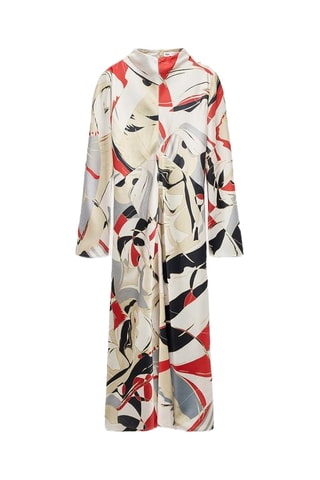 Robe midi - Beige