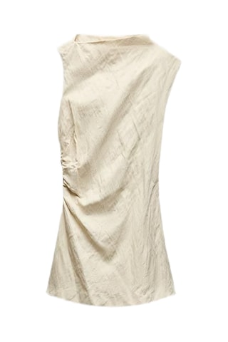 Robe droite - Ecru