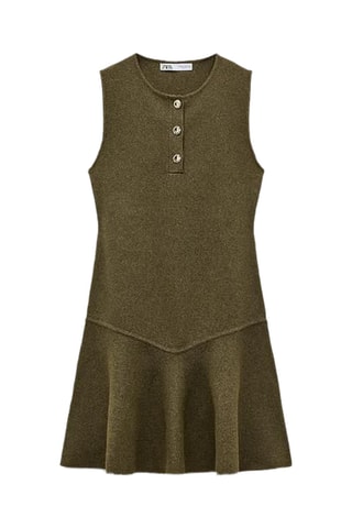 Robe taille basse - Kaki
