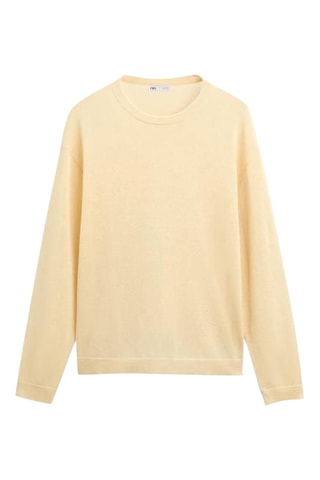 T-shirt en lin - Jaune