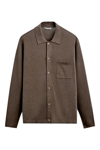 Gilet en lin - Marron