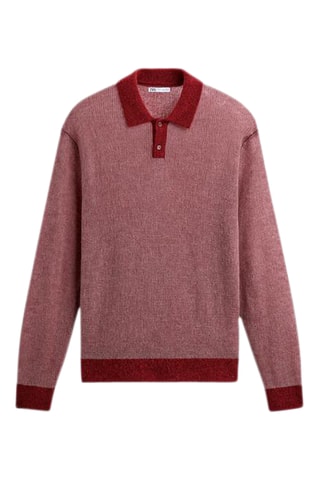 Pull en laine et alpaga - Vieux rose