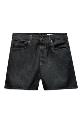 Short en jean - Noir