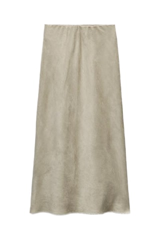 Jupe droite - Beige