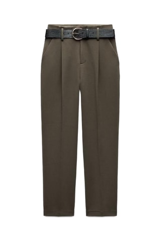 Pantalon carotte - Taupe