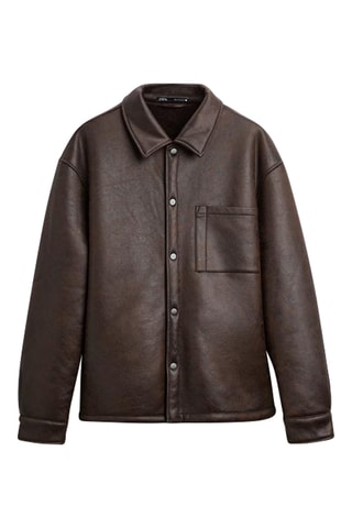 Surchemise réversible - Marron
