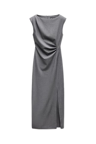 Robe fourreau - Gris chiné