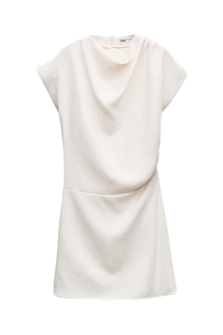 Robe drapée - Blanc