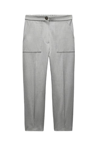 Pantalon carotte - Gris