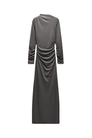 Robe drapée - Gris