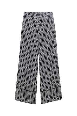 Pantalon large - Gris