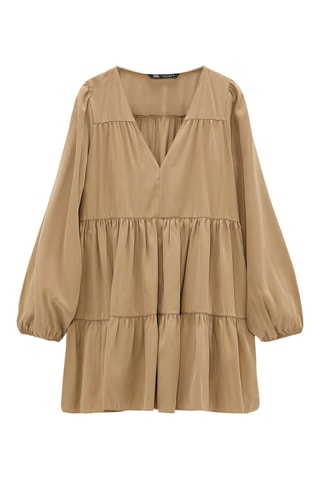 Robe trapèze - Beige