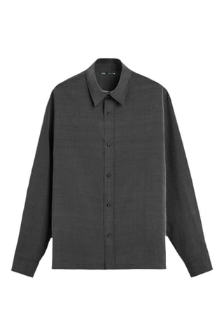 Chemise - Noir chiné