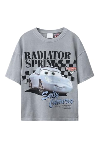 T-shirt Sally Carrera Cars Disney Pixar - Gris clair