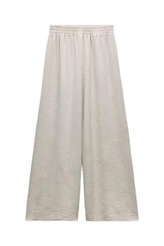 Pantalon palazzo - Ecru
