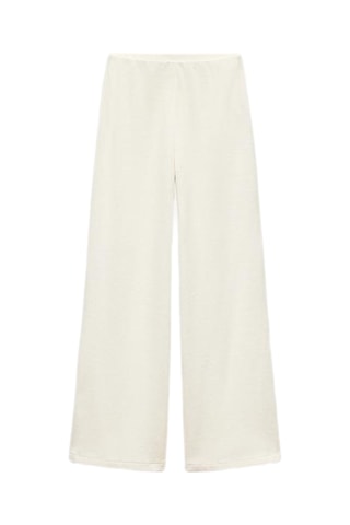 Pantalon large - Blanc