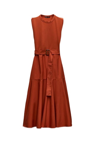 Robe patineuse - Rouge brique
