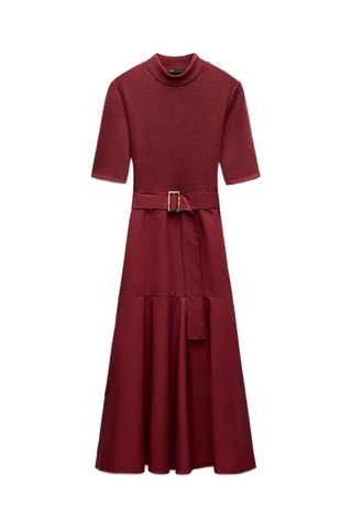 Robe patineuse - Bordeaux