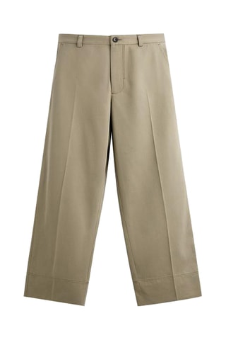 Pantalon straight - Beige