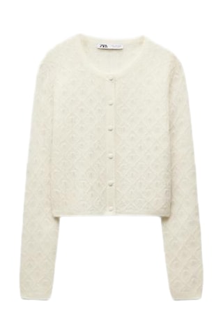 Gilet en laine et alpaga - Blanc