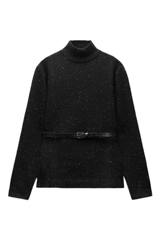 Pull - Noir chiné