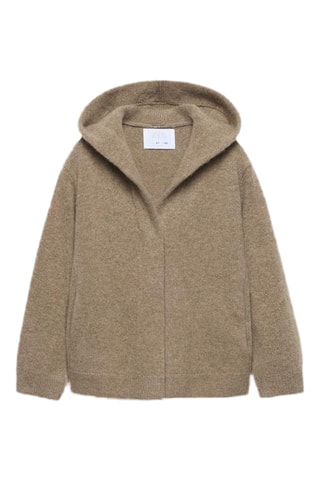 Gilet en laine et cachemire - Marron clair chiné