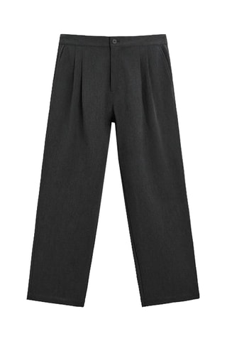 Pantalon - Gris foncé chiné