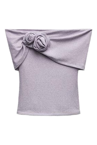 Top bustier - Violet