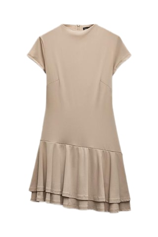 Robe droite - Beige