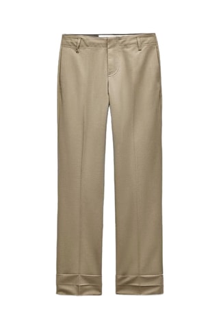 Pantalon droit - Beige