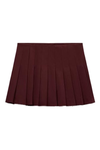 Jupe-short - Bordeaux