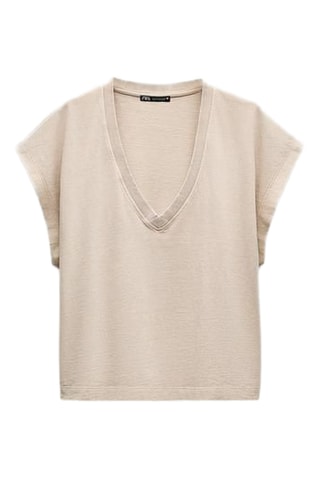 T-shirt - Beige clair