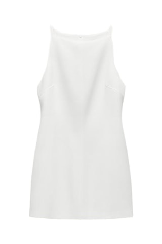 Robe droite - Blanc