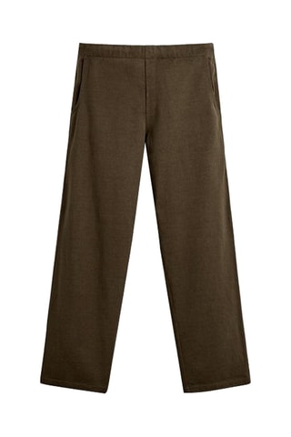 Pantalon regular - Marron