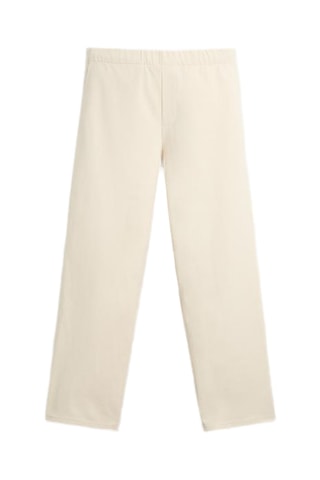 Pantalon regular - Ecru