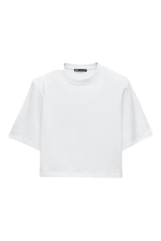 T-shirt cropped - Blanc