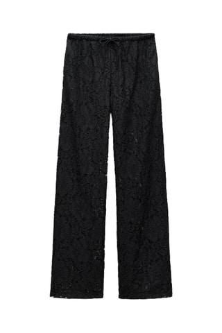 Pantalon en dentelle - Noir