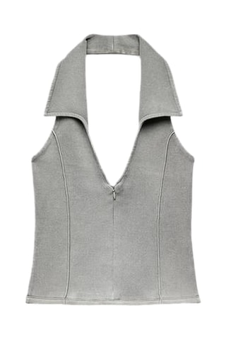 Crop top - Gris
