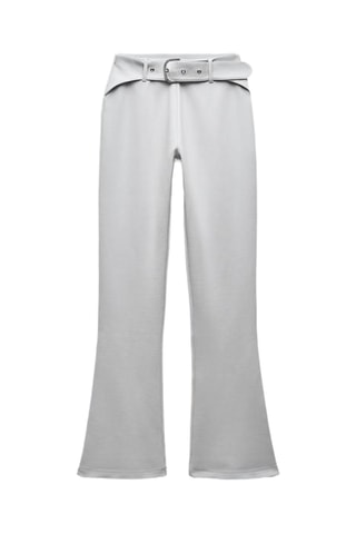 Pantalon flare - Gris