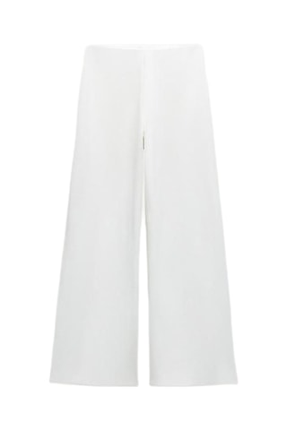 Pantalon large - Blanc
