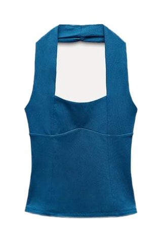 Top - Bleu canard