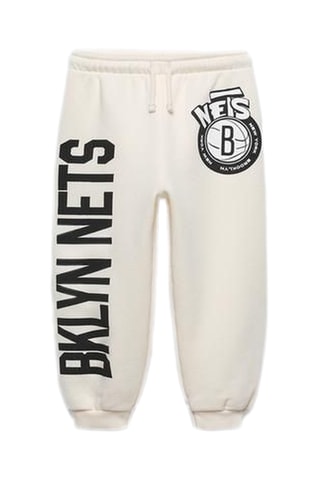 Jogging Brooklyn Nets NBA - Ecru