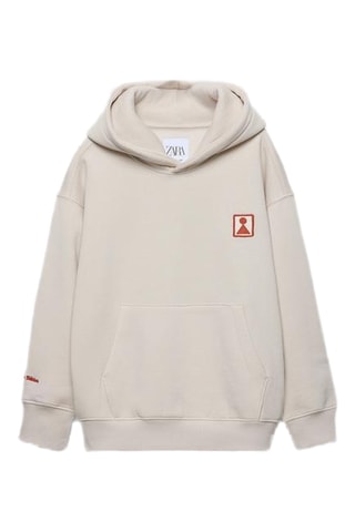 Sweat à capuche - Beige