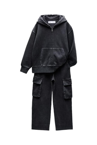 Sweat à capuche et pantalon - Noir