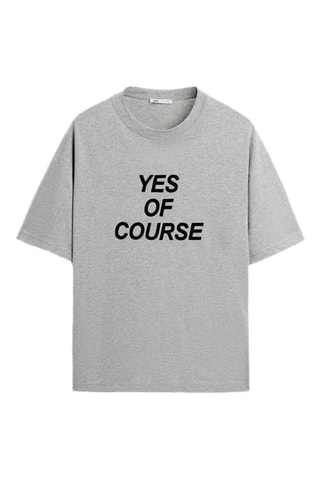 T-shirt - Gris clair chiné
