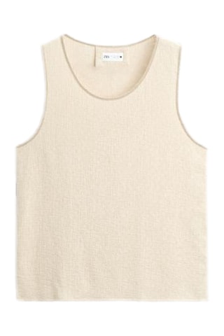 Débardeur en lin - Beige