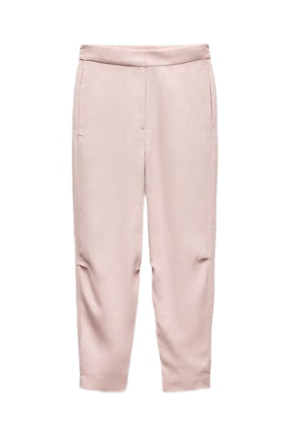 Pantalon de pyjama en lin - Rose poudré