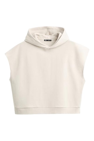 Sweat sans manches - Ecru